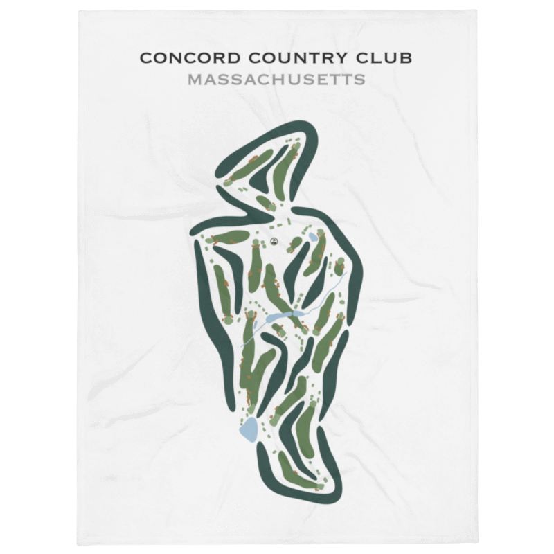 Concord Country Club, Massachusetts - Printed Golf Courses