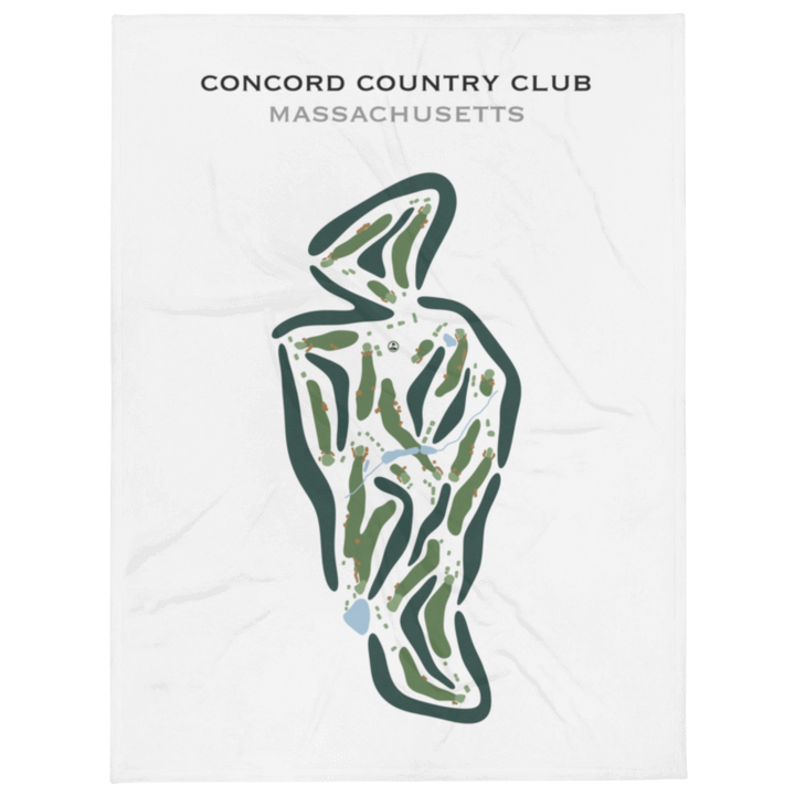 Concord Country Club, Massachusetts - Printed Golf Courses