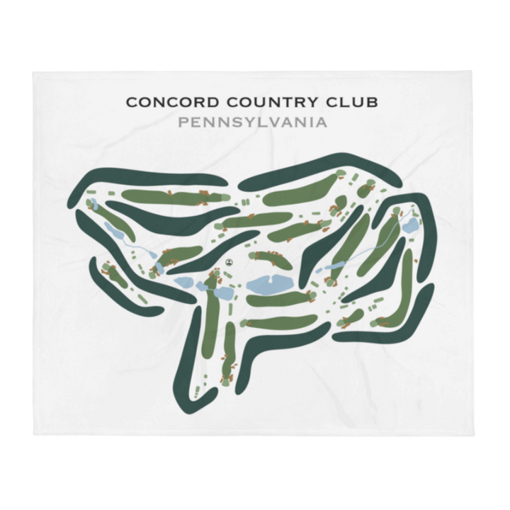 Concord Country Club, Pennsylvania - Printed Golf Courses