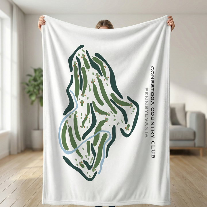 Conestoga Country Club, Pennsylvania - Printed Golf Course