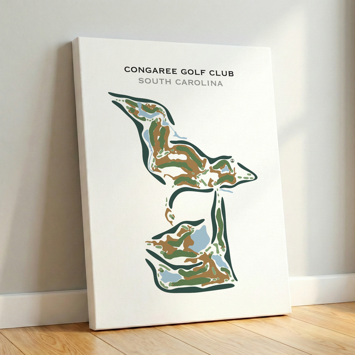 Congaree Golf Club, South Carolina - Printed Golf Courses