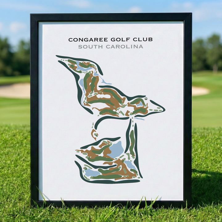 Congaree Golf Club, South Carolina - Printed Golf Courses