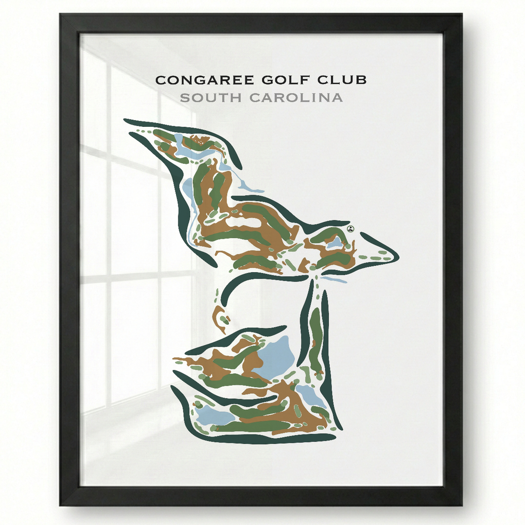 Congaree Golf Club, South Carolina - Printed Golf Courses