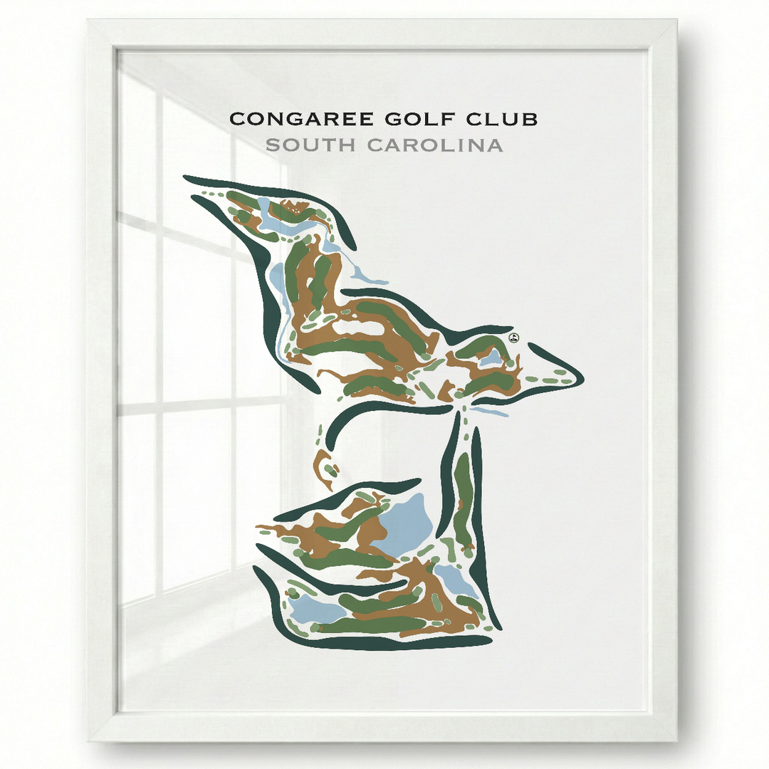 Congaree Golf Club, South Carolina - Printed Golf Courses