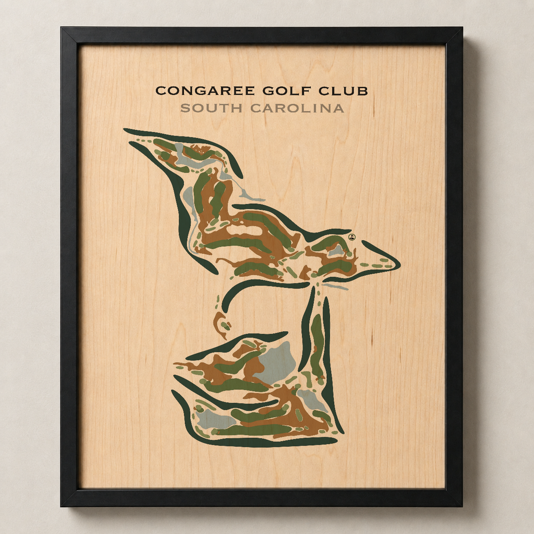 Congaree Golf Club, South Carolina - Printed Golf Courses
