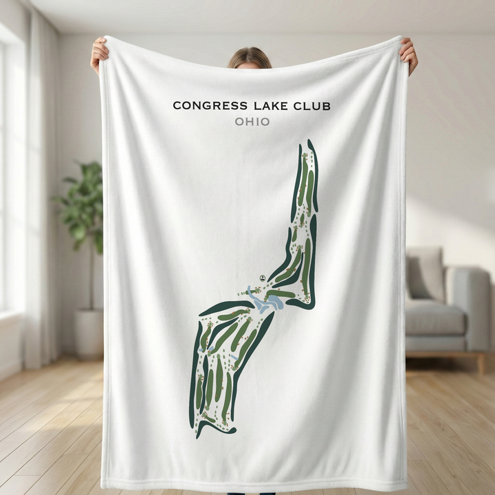 Congress Lake Club, Ohio - Printed Golf Courses
