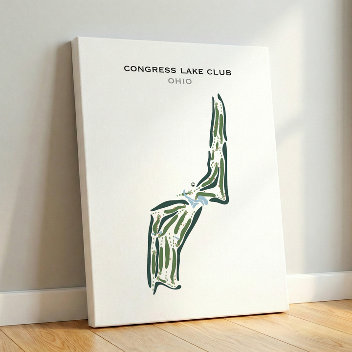 Congress Lake Club, Ohio - Printed Golf Courses