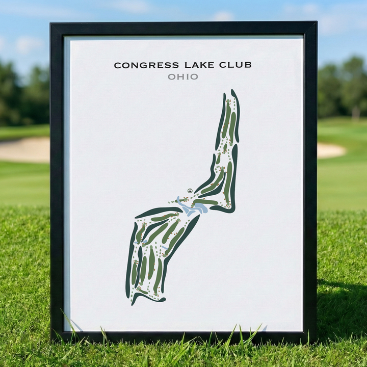 Congress Lake Club, Ohio - Printed Golf Courses