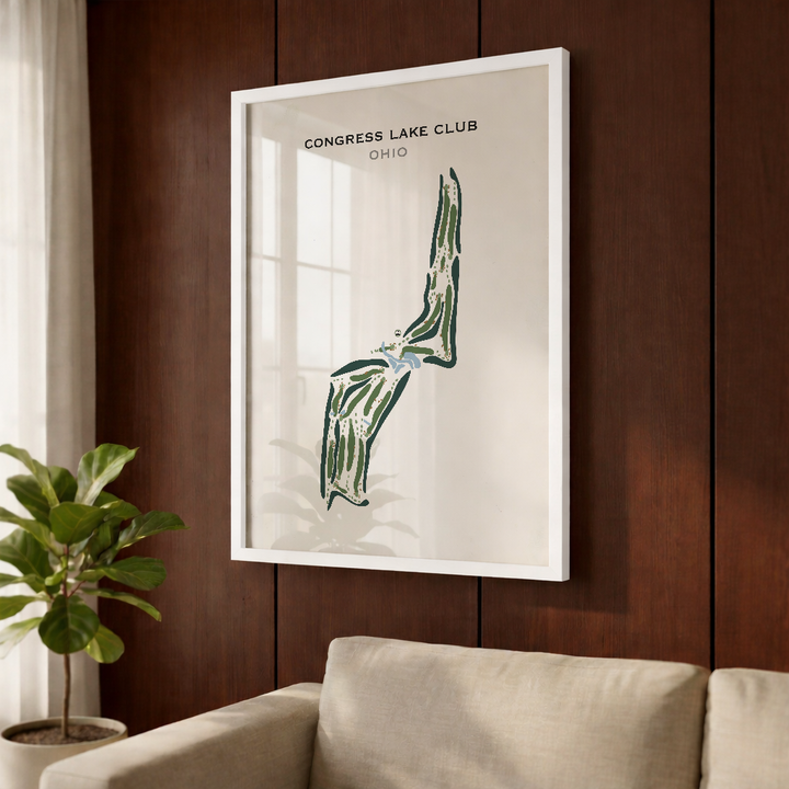 Congress Lake Club, Ohio - Printed Golf Courses