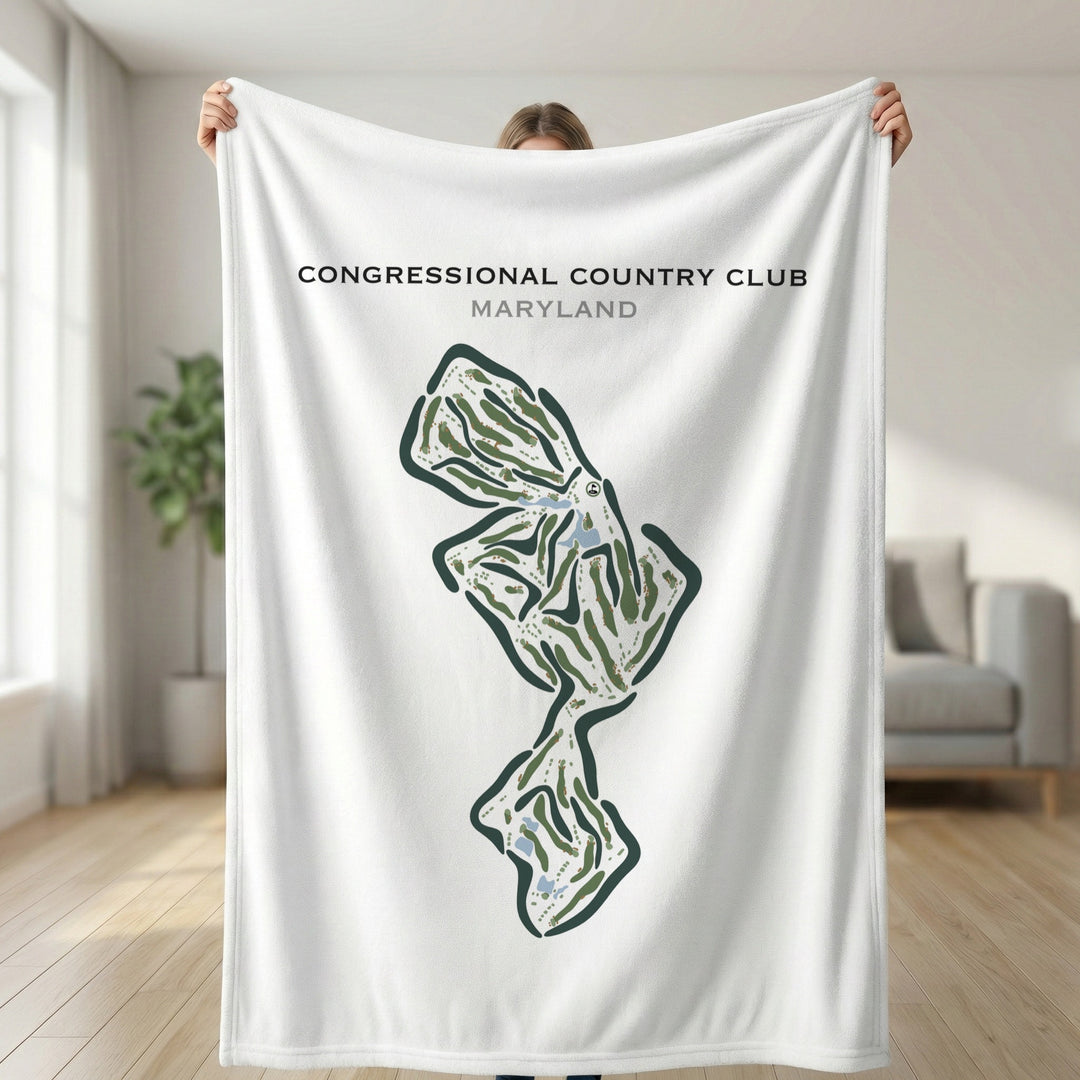 Congressional Country Club, Maryland - Printed Golf Courses