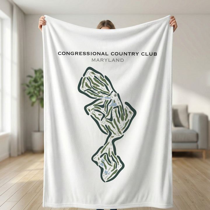 Congressional Country Club, Maryland - Printed Golf Courses
