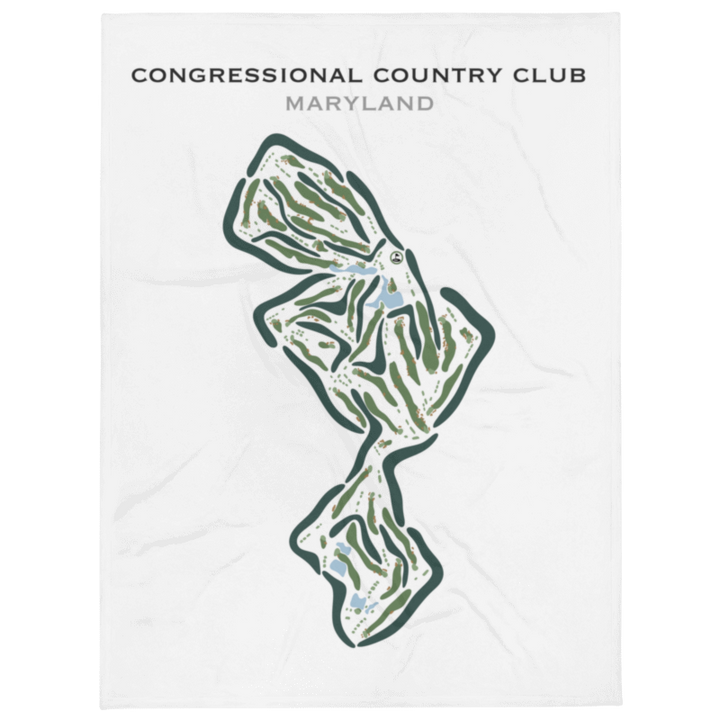Congressional Country Club, Maryland - Printed Golf Courses