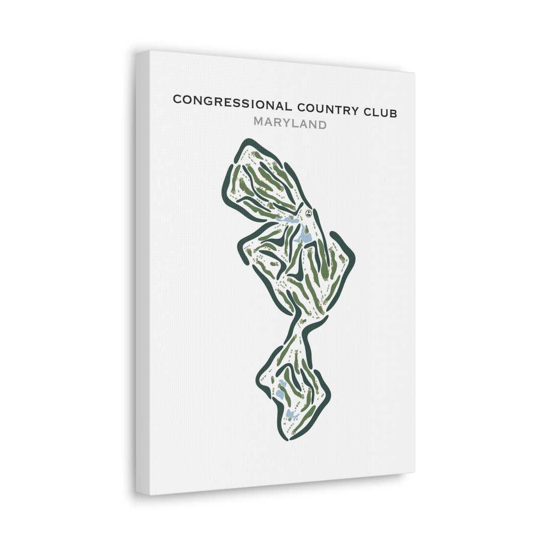 Congressional Country Club, Maryland - Printed Golf Courses