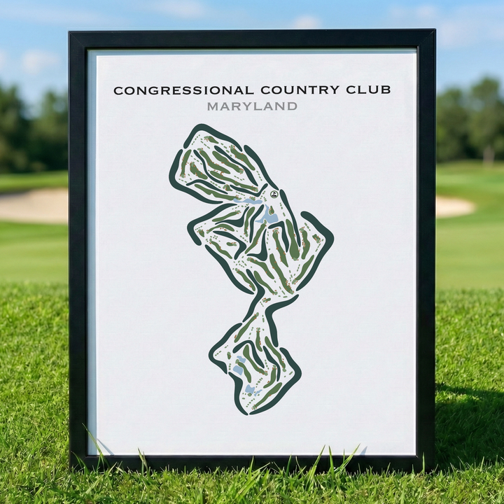 Congressional Country Club, Maryland - Printed Golf Courses