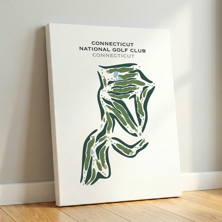 Connecticut National Golf Club, Connecticut - Printed Golf Courses