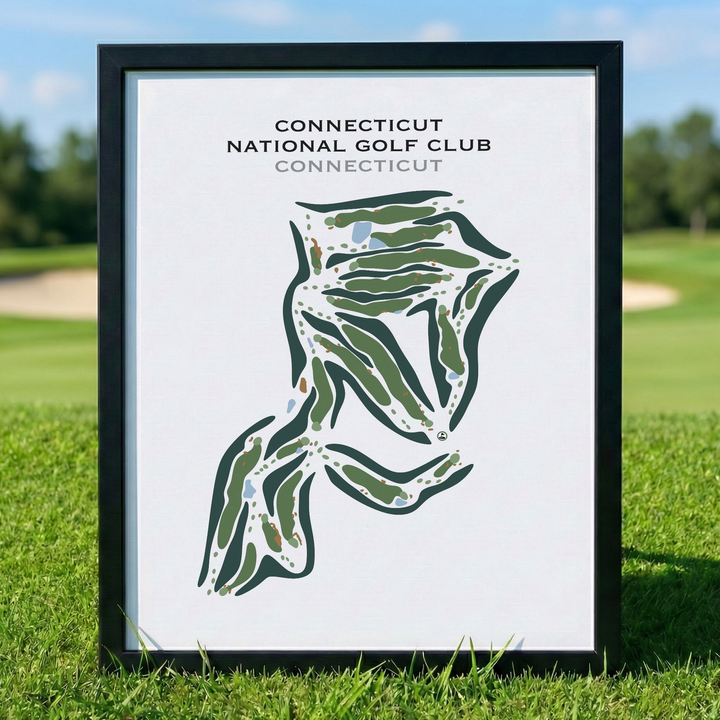 Connecticut National Golf Club, Connecticut - Printed Golf Courses