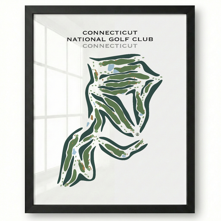 Connecticut National Golf Club, Connecticut - Printed Golf Courses