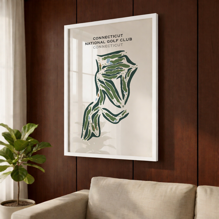 Connecticut National Golf Club, Connecticut - Printed Golf Courses