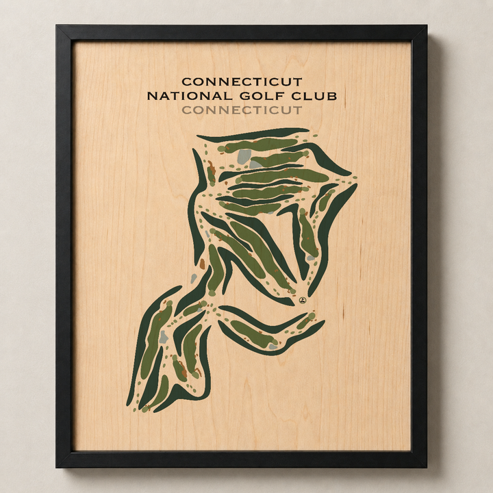 Connecticut National Golf Club, Connecticut - Printed Golf Courses