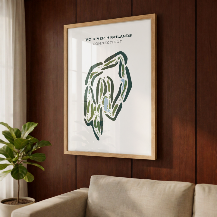 TPC River Highlands, Connecticut - Printed Golf Courses