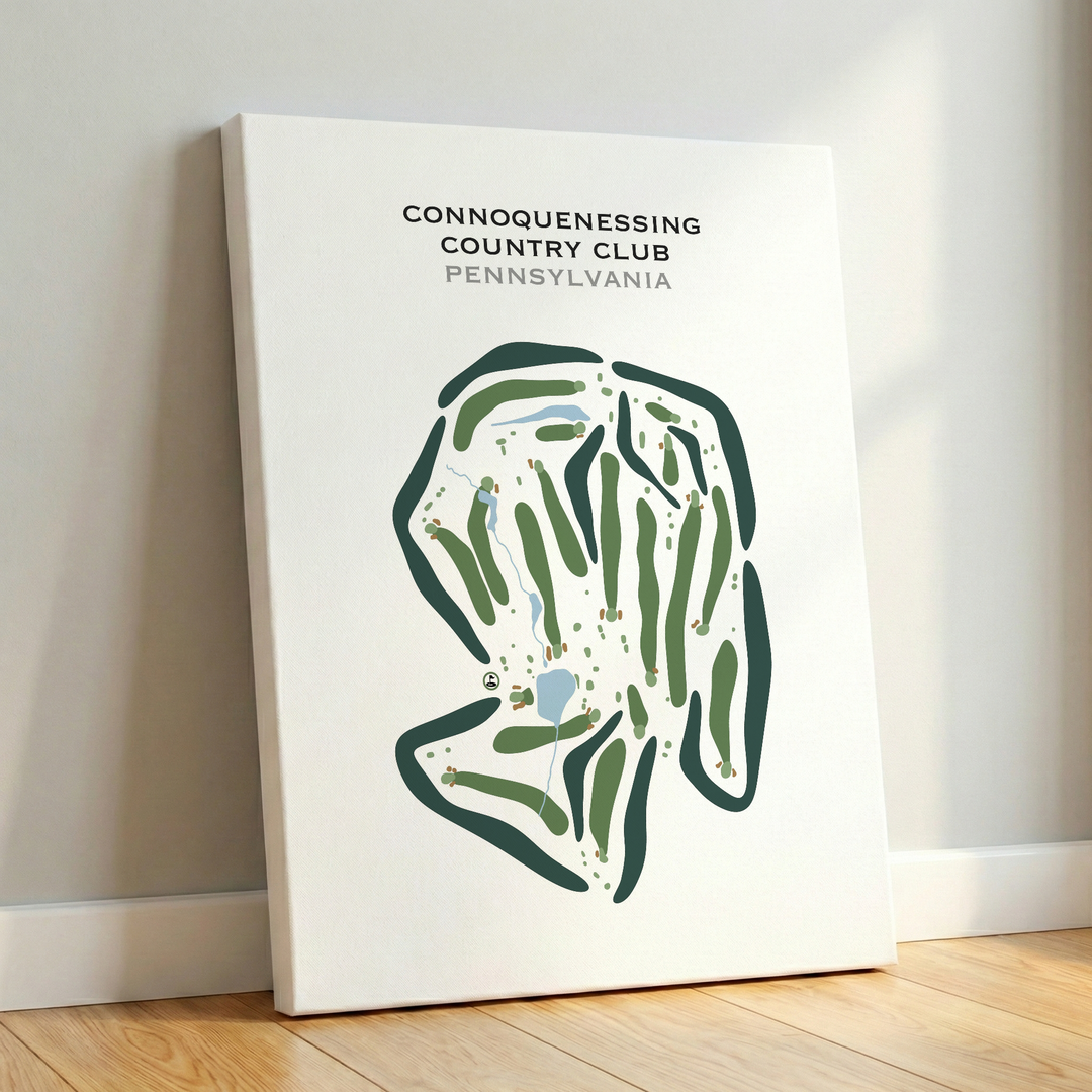 Connoquenessing Country Club, Pennsylvania - Printed Golf Courses