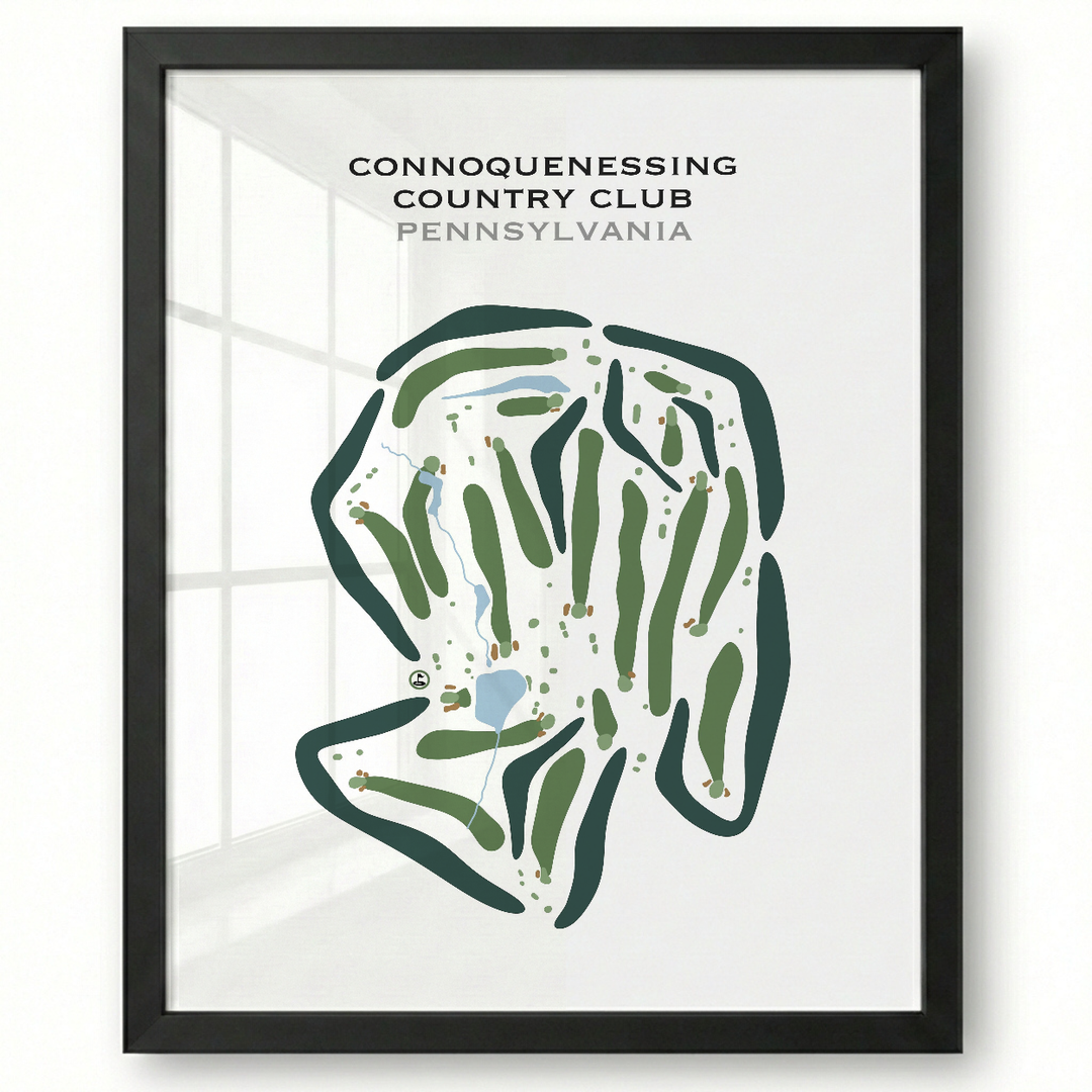 Connoquenessing Country Club, Pennsylvania - Printed Golf Courses