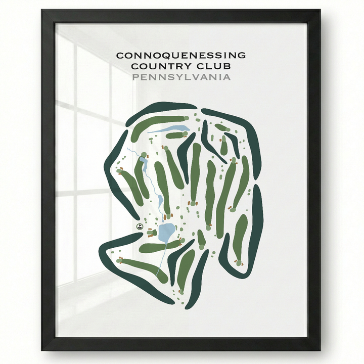 Connoquenessing Country Club, Pennsylvania - Printed Golf Courses