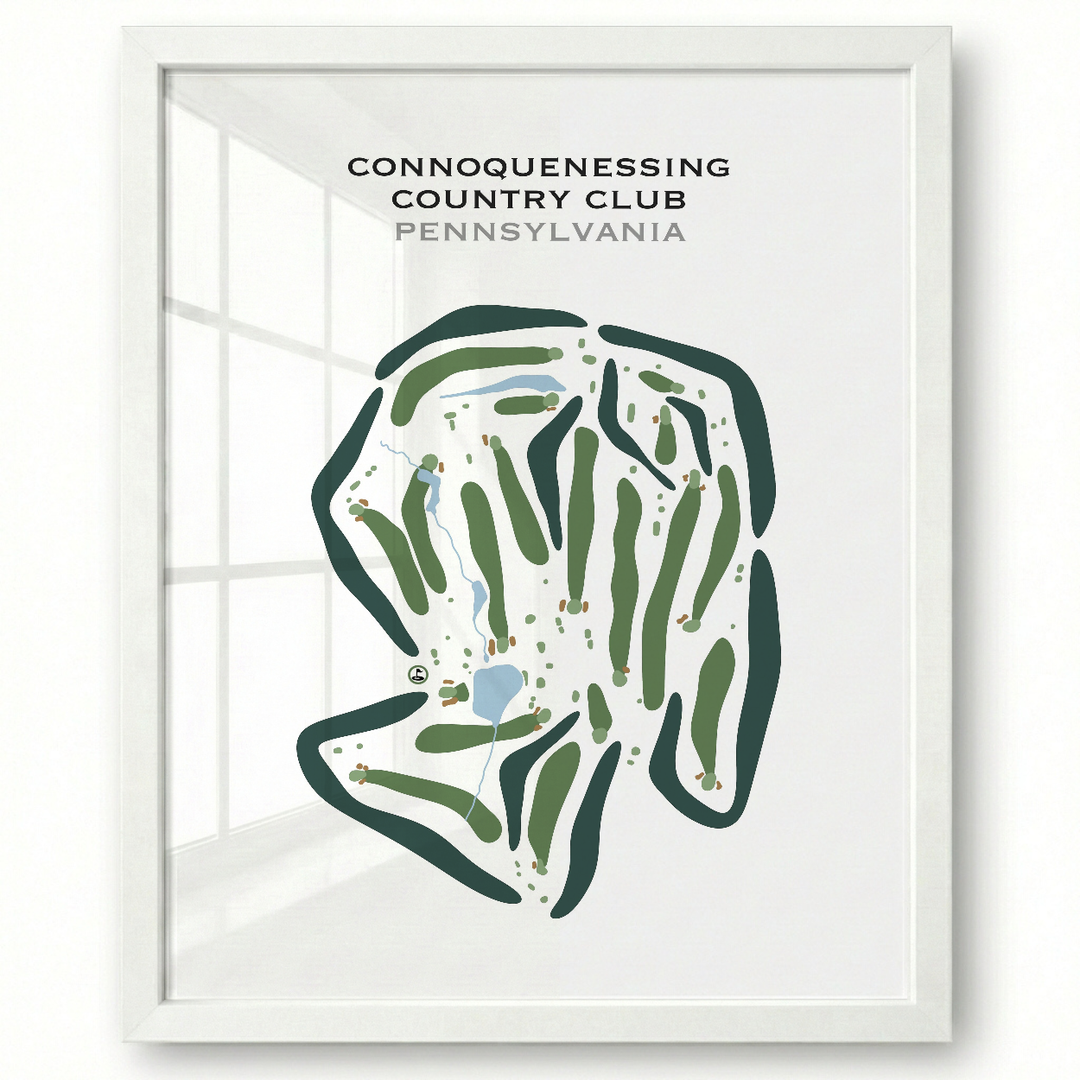 Connoquenessing Country Club, Pennsylvania - Printed Golf Courses