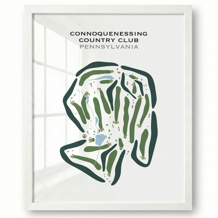Connoquenessing Country Club, Pennsylvania - Printed Golf Courses