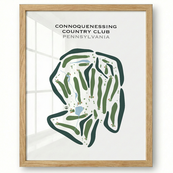 Connoquenessing Country Club, Pennsylvania - Printed Golf Courses