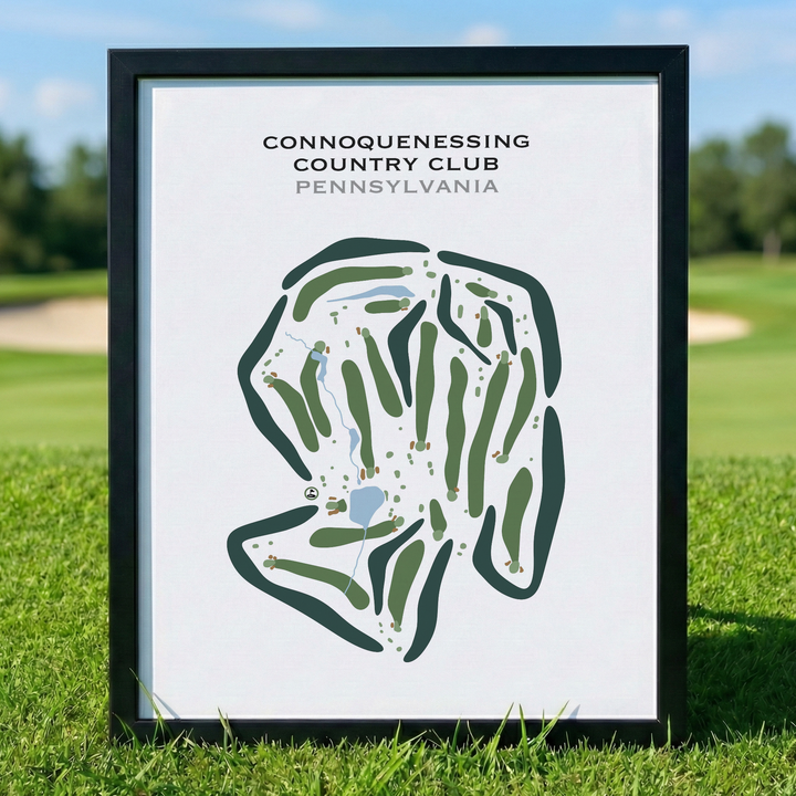 Connoquenessing Country Club, Pennsylvania - Printed Golf Courses