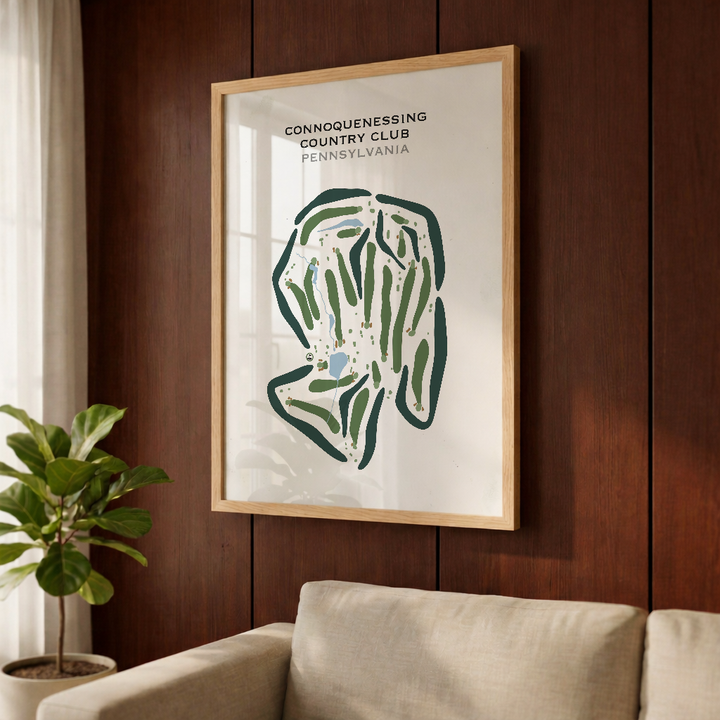 Connoquenessing Country Club, Pennsylvania - Printed Golf Courses
