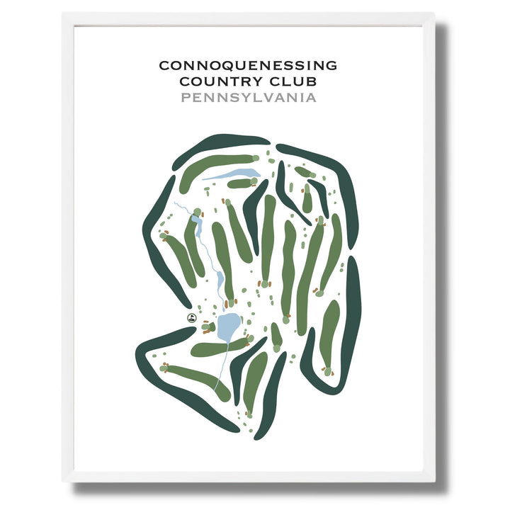 Connoquenessing Country Club, Pennsylvania - Printed Golf Courses