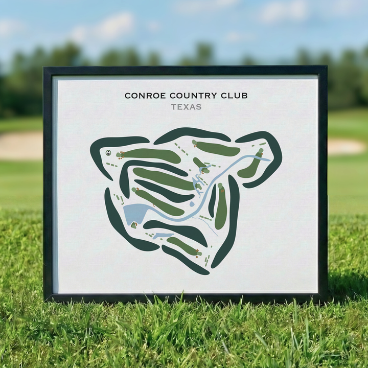 Conroe Country Club, Texas - Printed Golf Courses