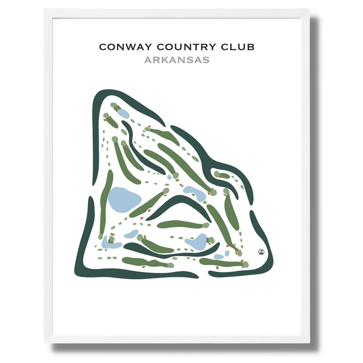 Conway Country Club, Arkansas - Printed Golf Courses