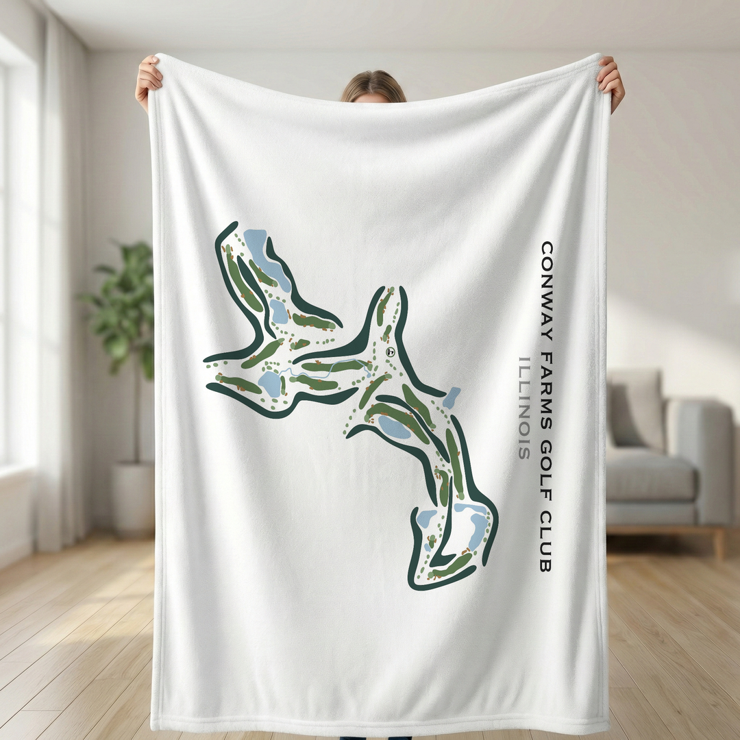 Conway Farms Golf Club, Illinois - Printed Golf Courses