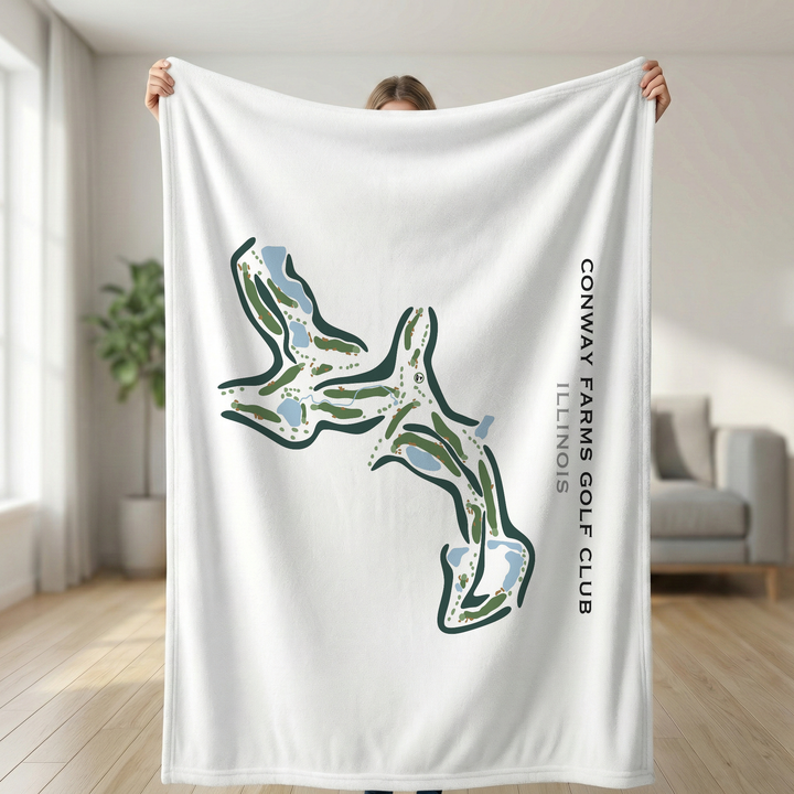 Conway Farms Golf Club, Illinois - Printed Golf Courses
