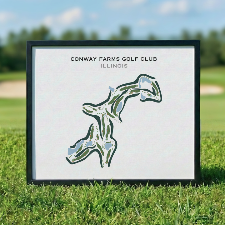 Conway Farms Golf Club, Illinois - Printed Golf Courses