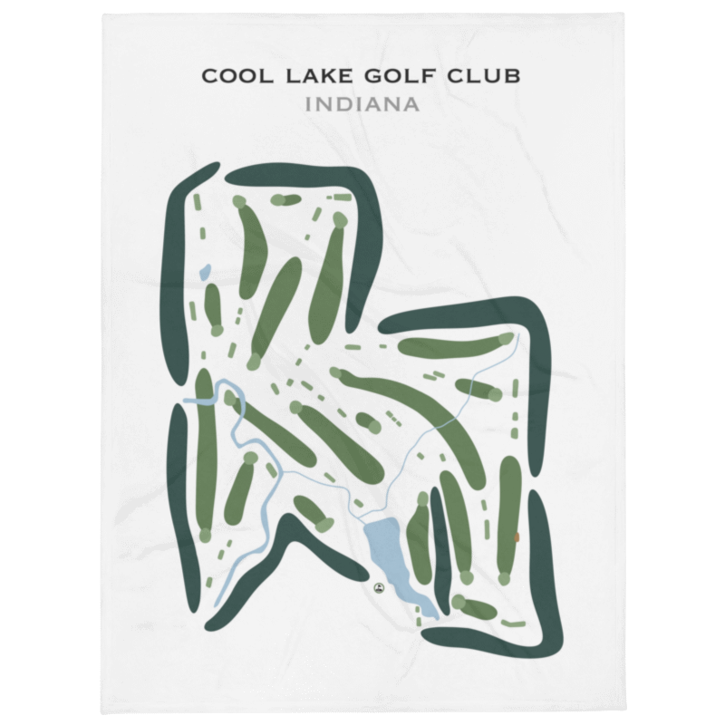 Cool Lake Golf Club, Indiana - Printed Golf Courses