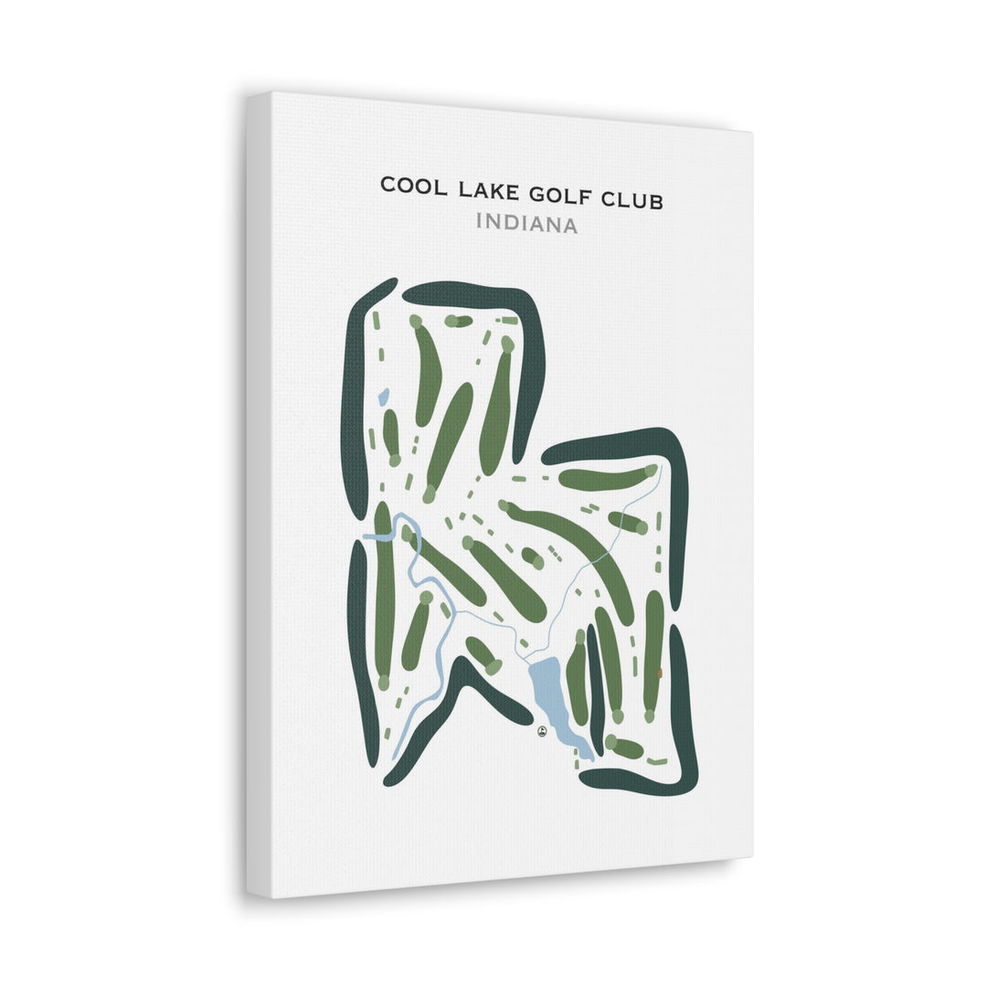 Cool Lake Golf Club, Indiana - Printed Golf Courses