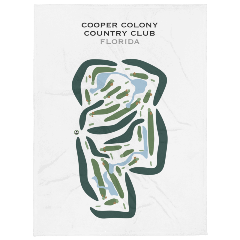 Cooper Colony Country Club, Florida - Printed Golf Courses