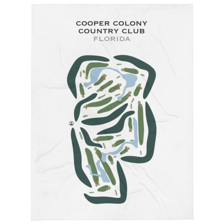 Cooper Colony Country Club, Florida - Printed Golf Courses