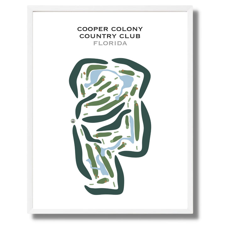 Cooper Colony Country Club, Florida - Printed Golf Courses