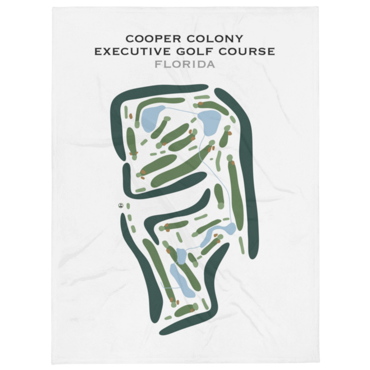 Cooper Colony Executive Golf Course, Florida - Printed Golf Courses