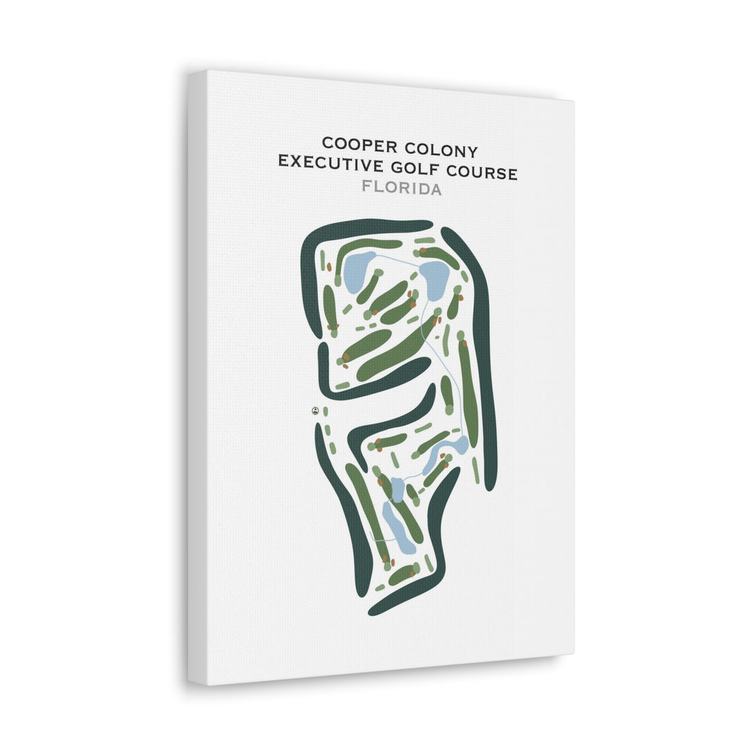 Cooper Colony Executive Golf Course, Florida - Printed Golf Courses