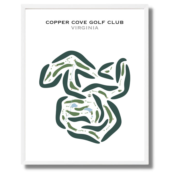 Copper Cove Golf Club, Virginia - Printed Golf Courses