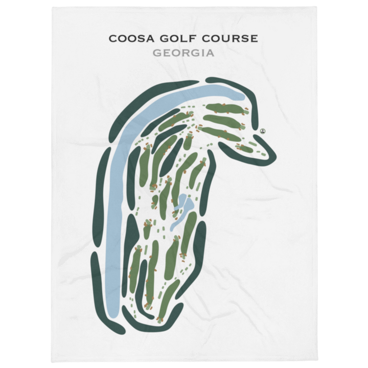 Coosa Golf Course, Georgia - Printed Golf Courses