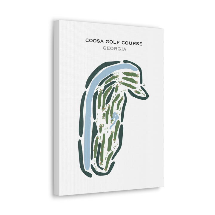 Coosa Golf Course, Georgia - Printed Golf Courses
