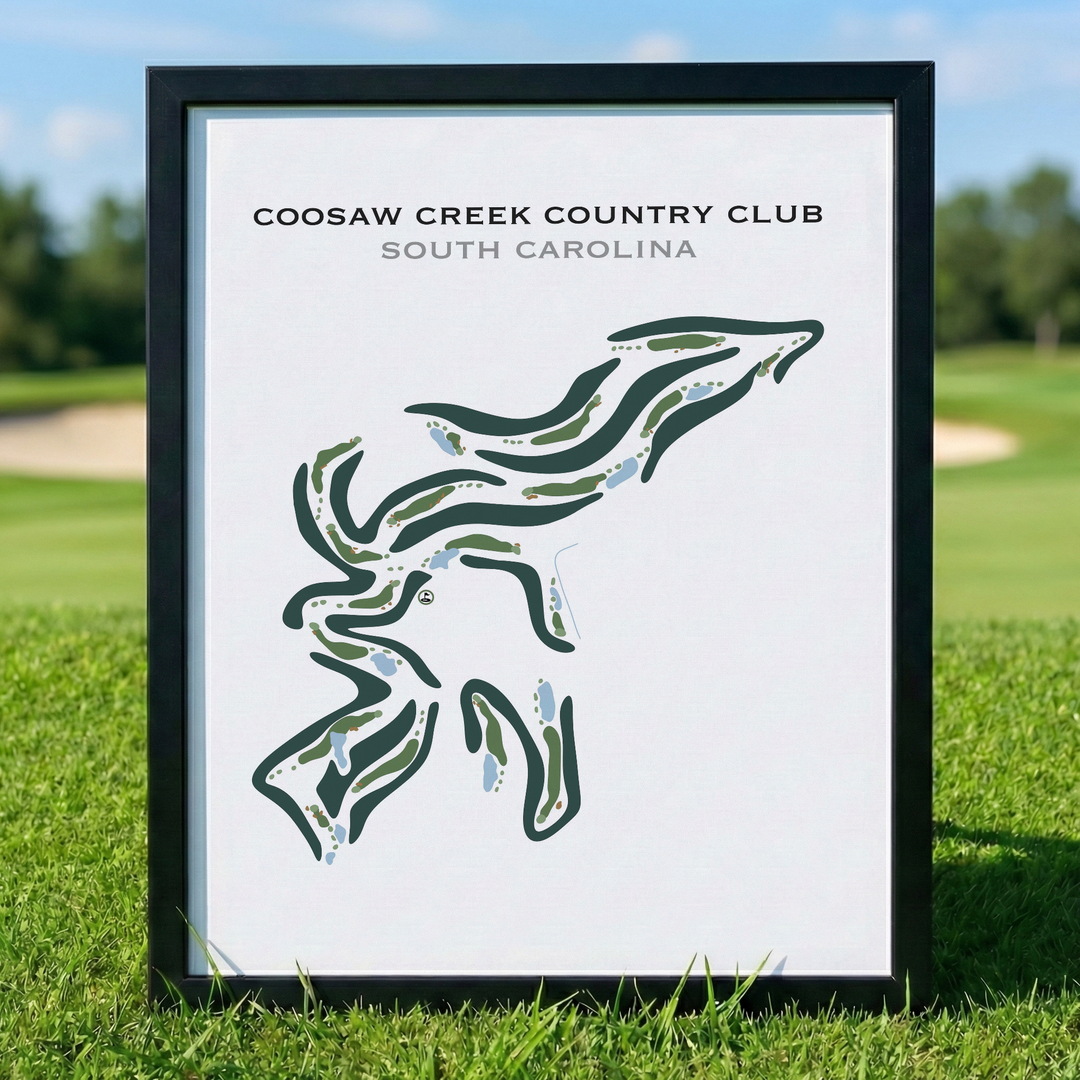 Coosaw Creek Country Club, South Carolina - Printed Golf Courses