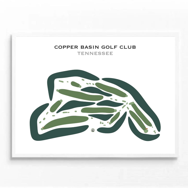 Copper Basin Golf Club, Tennessee  - Printed Golf Courses